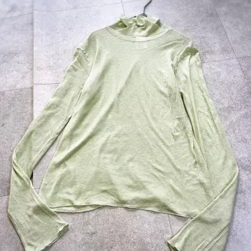 보르지 투모로우랜드 시어 티셔츠 터틀넥 실크 일본제