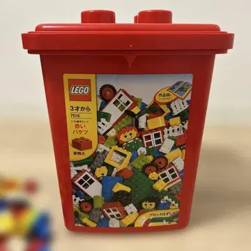 LEGO 7616 기본 세트 빨간색 통