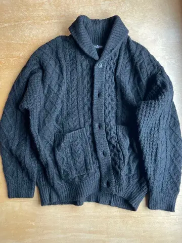 GU ENGINEERED GARMENTS 니트 가디건 블랙 L