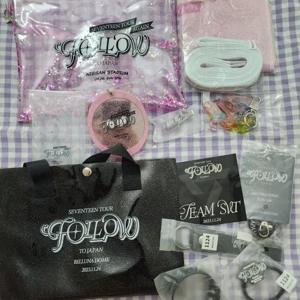 Seventeen NEW Japan Concert Goods Deco Bag | Bunjang Global