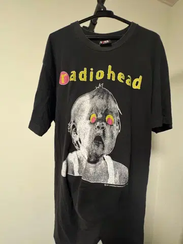 Radiohead Pablo Honey Tour 티셔츠 라이선스 제품