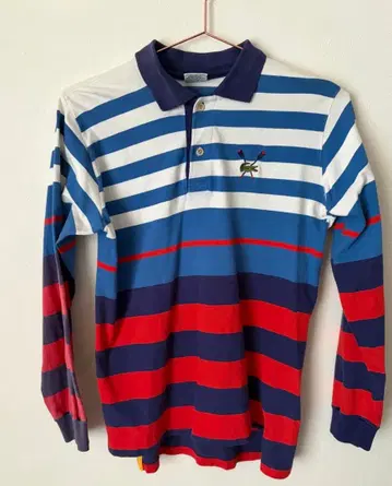 CHEMISE LACOSTE 라코스테 긴팔 피케 셔츠 보더 L 사이즈