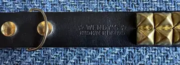 WENDY'S 스터드 벨트 가죽 잉글랜드제 XL