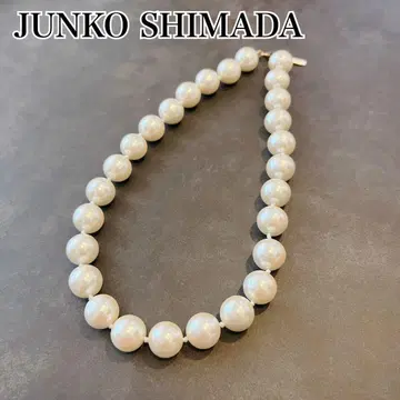 JUNKO SHIMADA 대형 진주 목걸이 액세서리 준코 시마다