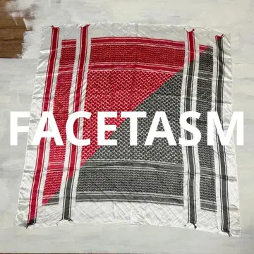 레어 FACETASM 실크 스카프 아프간