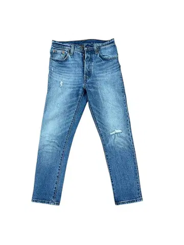 Levi's 501 S 데님 팬츠 버튼 플라이 데미지 가공