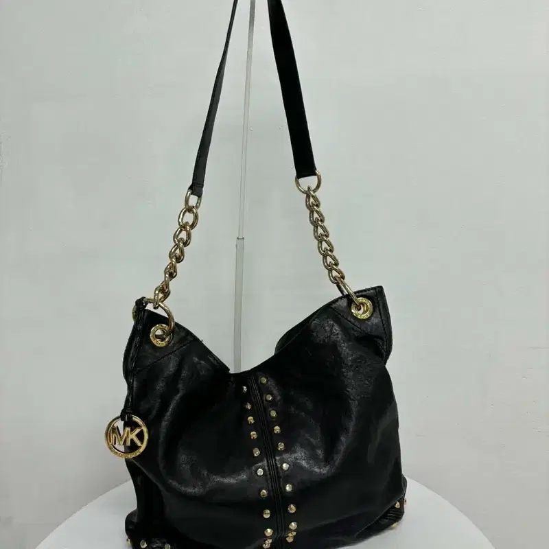 Michael Kors 마이클코어스 램스킨 스터드 체인 호보 토트백 크로