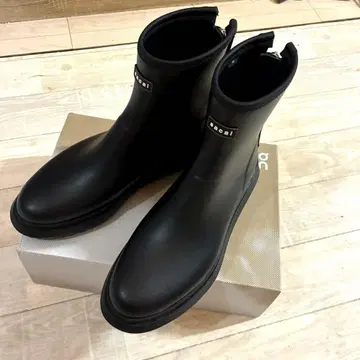 sacai 러버 부츠 M 사이즈 레인 슈즈 남녀 공용