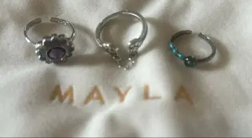 MAYLA-마이라- 오르타비넬 트위스테 콜라보 반지 아즐 반지