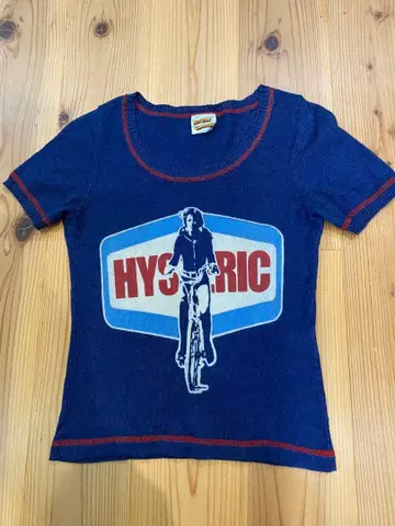 HYSTERIC GLAMOUR 반팔T셔츠 네이비