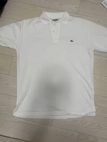 CHEMISE LACOSTE 피케 셔츠 화이트