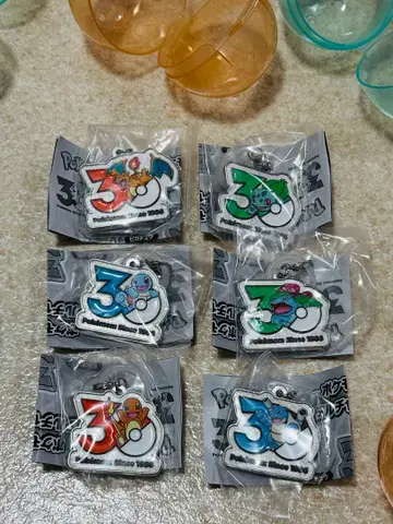 포켓몬 30주년 기념 멀티 참 전 6종 세트
