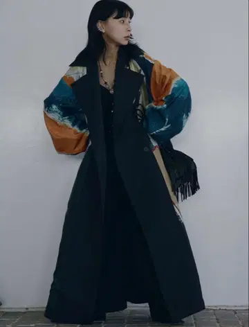 Ameri MY DEAR 리버서블 트렌치 코트