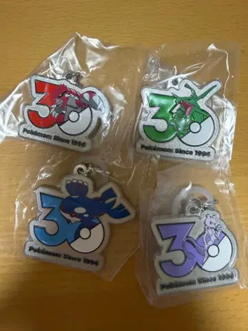 포켓몬 30주년 메탈 참 그란돈, 가이오가, 레쿠자, 뮤츠