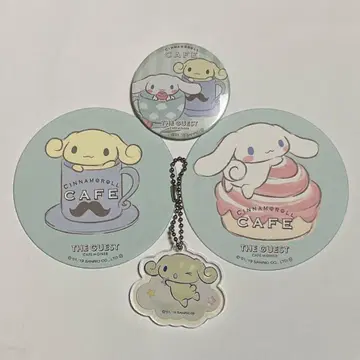 시나몬 프렌즈 시나몬 에스프레소 캔뱃지 코스터 키링