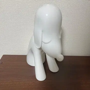 아오모리견 저금통 화이트