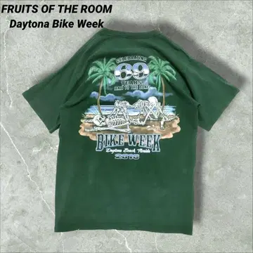 y2k 프룻 오브 더 룸 Daytona Bike Week 티셔츠