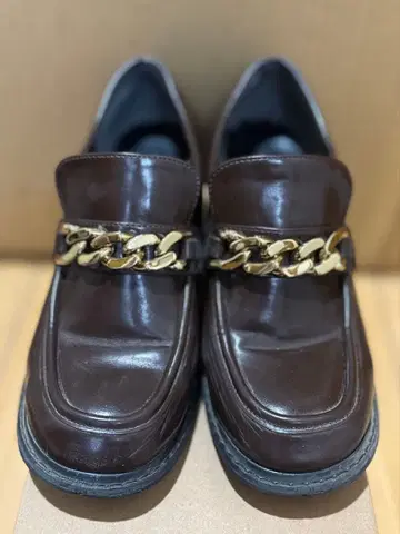 HARUTA Juze 통굽 로퍼 브라운 24cm