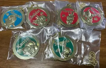 제일복권 포켓몬 30주년 기념 메탈 참 6개 세트