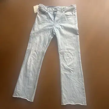 meyame 플레어 데님 사이즈 1 라이트 블루 신존