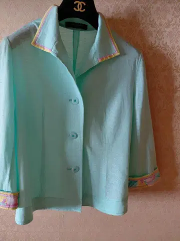 LEONARD FASHION 파스텔 그린 자켓