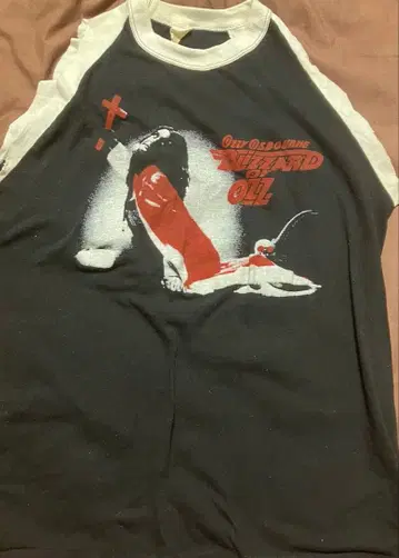오지 오스본 US TOUR1981 컷오프 T셔츠! 초레어!