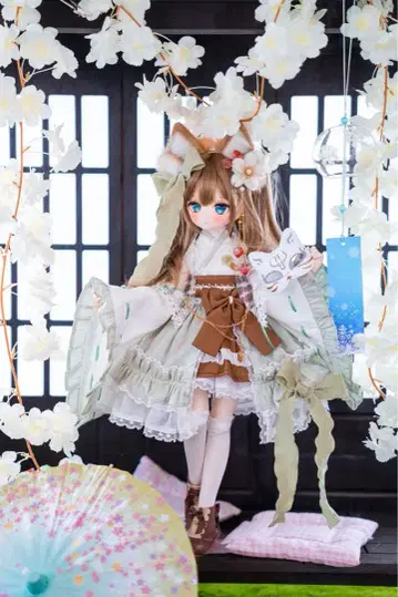 목차 동물원 화호화연 (1/4 인형) 말차 MDD MSD 아웃핏