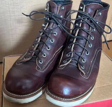 RED WING SHOES 라인맨 10 1/2 D 브라운