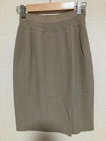 요건 레일 울 스커트 랩 스타일 그레이지 M 일본제 새상품급