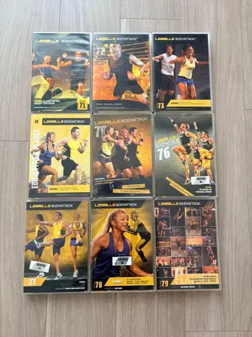 Lesmills 바디 어택 71~79 CD/DVD