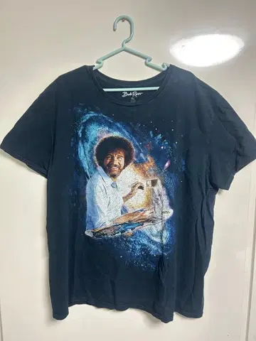 US 구제 의류 T셔츠 밥 로스 Bob Ross