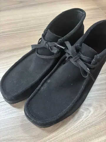 Clarks Wallabee Boot Black Suede US13