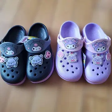 새상품 미사용 Kuromi 샌들 24cm 2켤레 세트
