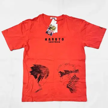 나루토 NARUTO 우즈마키 나루토 사스케 반팔 T셔츠 M