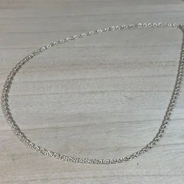실버925 트위스트 체인 약 40cm 실버 체인 silver925