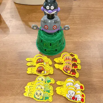 두근두근 펀치 호빵맨 블랙 수염 위기일발 완구 다다단