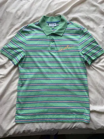 LACOSTE 라코스테 보더 피케 셔츠 반팔