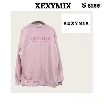 XEXYMIX 맨투맨 핑크 S 사이즈