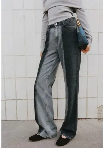 ZARA 와이드 레그 데님