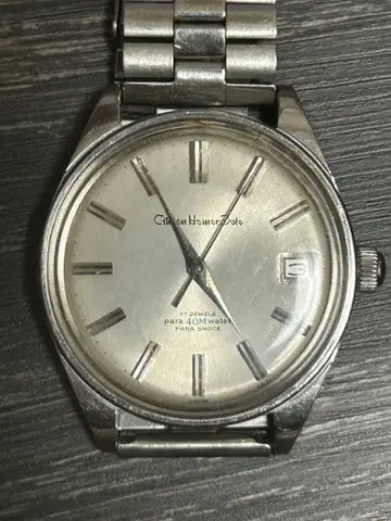 Citizen Homer Date 17석 수동 와인딩 시계 작동