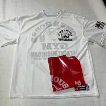 POWERHOUSE GYM USA Mesh Oversized T X L