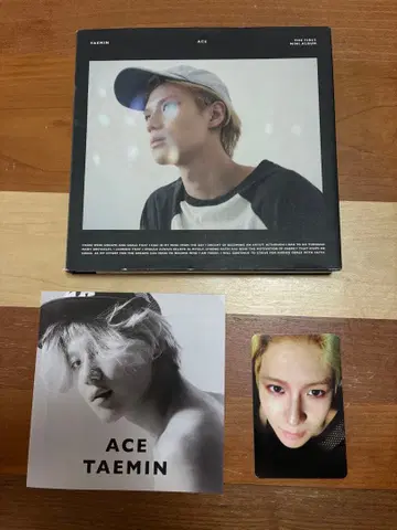 SHINee 태민 ACE 블랙 ver 트레이딩 카드 포함