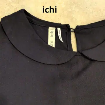 최종 가격 ichi 둥근 카라 반팔 원피스 일본제