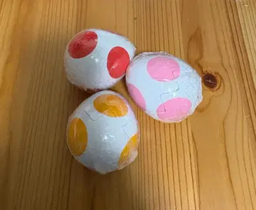 요시 메지루시 액세서리 핑크 빨간색 오렌지