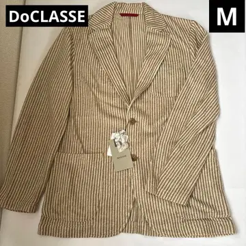 [새상품] DoCLASSE 경쾌 가디건 자켓 스트라이프 베이지 M