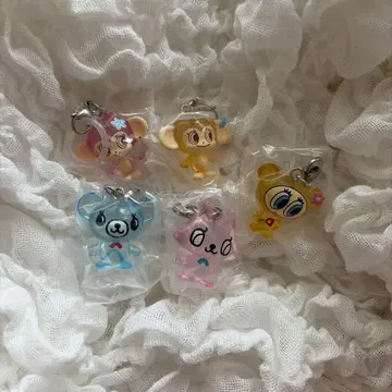 나루미야 가챠가챠 메지루시 액세서리 5개 세트