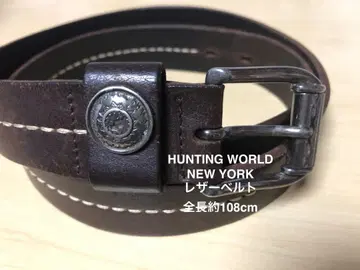 HUNTING WORLD NEW YORK 헌팅월드 가죽 벨트