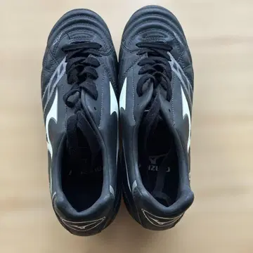 24.5cm 미즈노 소닉 클럽 축구 스파이크 블랙