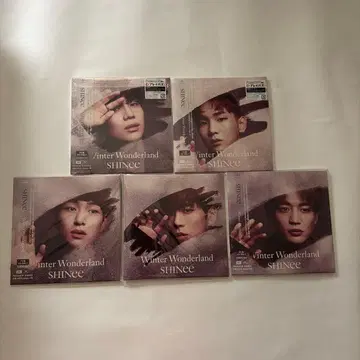 SHINee Winter Wonderland FC 한정판 5장 세트