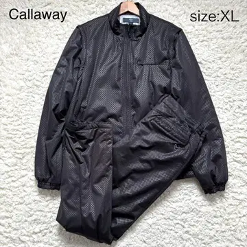 [ 미사용급 ] 캘러웨이 웜 2WAY 자켓 팬츠 블랙